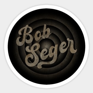 Bob Seger - Vintage Aesthentic Sticker